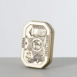 Tùy Chỉnh In Kim Loại Hộp Thiếc Bao Bì Với Bản Lề Nắp Lưu Trữ Container Trang Trí Hộp Quà Tặng Nhà Máy Nhà Sản Xuất Tại Trung Quốc - Product Image 1