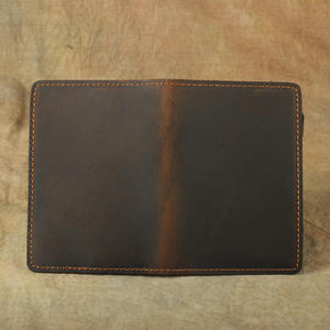 Porte-passeport Andong pour homme en cuir Crazy Horse, porte-cartes, portefeuille en cuir de vache véritable - Product Image 2