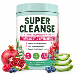 Mélange de poudres de fruits <span class=keywords><strong>et</strong></span> légumes OEM avec formule naturelle à l'aloe vera, sans additifs artificiels, complément alimentaire - Product Image 1