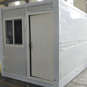 รับผลิตห้องพักแบบพับได้เคลื่อนย้ายได้ชั้นเดียว วัสดุเหล็ก สำหรับโรงแรม แบบสั่งทำขายส่ง - Product Image 4