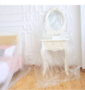 गर्म बिक्री hdpe सुरक्षात्मक ड्रॉप कपड़े/धूल शीट/फर्नीचर के लिए कवर फिल्म - Product Image 4