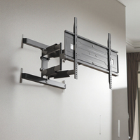 Soporte de TV de brazo extensible A7 VESA 600x400 Soporte de pared de TV giratorio de movimiento completo para televisores LED de 32-75 pulgadas