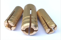 Chevilles d'expansion à enfoncer M12 galvanisées en acier au carbone haute résistance, amovibles, résistance à la cisaillement 5 000 lb, capacité 2000