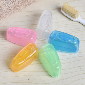 Étui de voyage portable pour brosse à dents, couvercle pliable en plastique, boîte de rangement pour accessoires dentaires d'extérieur avec protection de la tête de brosse - Product Image 4