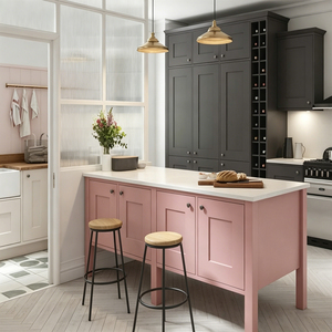 Armoire murale modulaire laquée <span class=keywords><strong>vert</strong></span> <span class=keywords><strong>olive</strong></span>, armoire îlot gris assortie, armoire de <span class=keywords><strong>cuisine</strong></span> en placage de bois, placard intégré - Product Image 6