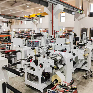 Machine de découpe d'étiquettes d'autocollants adhésifs rotatifs à grande vitesse Machine de découpe et de refendage d'étiquettes - Product Image 2