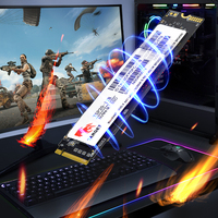 قرص صلب داخلي SSD بسعة 256 جيجابايت من نوع PCIe 3.0 NVMe M.2 للحواسيب المحمولة وأجهزة الكمبيوتر الصغيرة، طراز Target Opt Gen3x4 مع هيكل معدني
