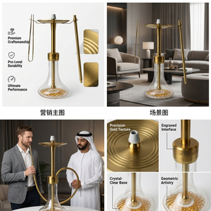 ชุดชิชา MR EDS hookah MR EDS MR EDS BIG BOSS Pro x Shisha สแตนเลส chicha narghile Luxury ของขวัญ MR EDS chicha - Product Image 2