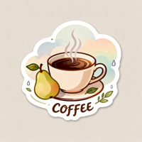 Autocollant adhésif en PVC avec logo personnalisé, étiquettes de café imprimées UV auto-adhésives, étiquettes d'emballage pour sachets de café
