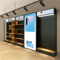 Idées de décoration de boutique mobile design Mingtang, présentoir de conception de décoration de panneau perforé en métal de magasin mobile pour décor de boutique mobile