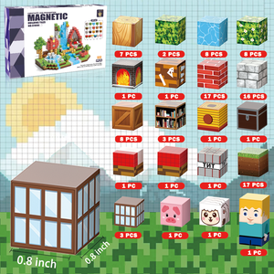 Jouet d'empilage en plastique <span class=keywords><strong>Montessori</strong></span> STEM, tuiles sensorielles, ensemble <span class=keywords><strong>de</strong></span> <span class=keywords><strong>construction</strong></span> pour tout-petits, 100 pièces, jeu <span class=keywords><strong>de</strong></span> cubes <span class=keywords><strong>de</strong></span> <span class=keywords><strong>construction</strong></span> magnétiques - Product Image 2