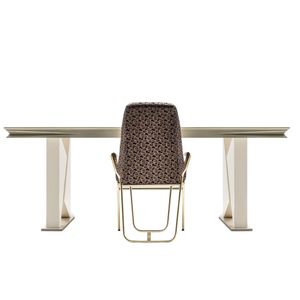 Mesa de Comedor Extensible Moderna Lena, Rectangular, con Tapa de Mármol y Patas de Metal, Capacidad para 6 Personas, Muebles de Lujo para el Hogar y Hoteles, Origen Turquía - Product Image 2