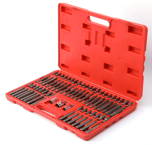 Set di 75 Pezzi di Punte per Avvitatore Lunghe <span class=keywords><strong>e</strong></span> Corte Esagonali Torx in Acciaio CRV Combinazione di Punte 3/8\" 1/2\" - Product Image 1