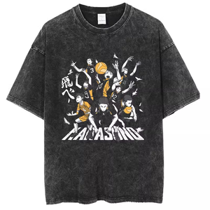 เสื้อวอลเลย์บอลชาย โรงเรียนมัธยมอุเอโนะ แขนสั้น ลายการ์ตูนฮินาตะ โชโย คาเงยามะ โทบิโอะ สไตล์วินเทจ ชุดทีมคอสเพลย์ ลุคย้อนยุค ซักทำเก่า - Product Image 3