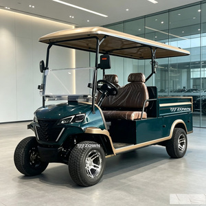 Voiturette de golf électrique ZOWN 3-4 places, couleur personnalisée, véhicule utilitaire avec benne et auvent, 30-50 km/h, autonomie 90 km - Product Image 1
