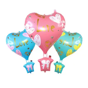 Groothandel Big Size Liefde Shape Hot Air Ballon Ballon Decoratie Partij Verjaardag