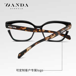 แว่นตา Danda รุ่น F22105 ทรงสี่เหลี่ยม เลนส์กรองแสงสีฟ้า แบบไม่มีค่าสายตา กรอบเต็ม สำหรับทุกเพศ - Product Image 3