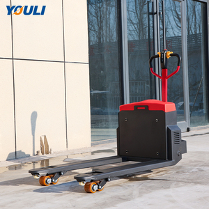 Equipo de almacén Batería Carretilla elevadora Precio Apilador 1500kg 2000kg Apilador eléctrico con altura de elevación de 3m - Product Image 6