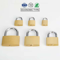 Cadenas en laiton compact et abordable pour casiers de rangement intérieurs et extérieurs, avec anse robuste et manipulation facile