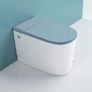 โถสุขภัณฑ์แบบพัลส์กึ่งอัตโนมัติ เซรามิก ไซฟอน 4 ลิตร แบบตั้งพื้น พร้อมถังเก็บน้ำแบบซ่อน สำหรับบ้านขนาดเล็ก - Product Image 5