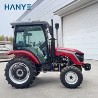 Tracteur agricole 50HP 60HP 70HP 80HP Minitracteur pour l'agriculture avec cabine