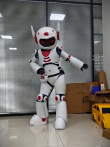 <span class=keywords><strong>Disfraz</strong></span> <span class=keywords><strong>de</strong></span> Mascota Robótica Realista <span class=keywords><strong>de</strong></span> Tamaño Natural para <span class=keywords><strong>Mujer</strong></span>, en Seda/Algodón/Poliéster, para Actuaciones <span class=keywords><strong>de</strong></span> Danza en Escenario, con Impresión Digital - Product Image 5