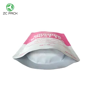 Gelamineerd Opstaande Zakje Custom Logo Ochtend Boost Thee Hoge Kwaliteit Papier Glanzende Heat Seal Plastic Verpakking Met Een Rits