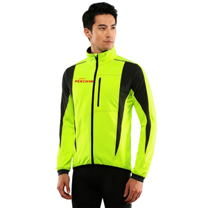 Gilet de cyclisme d'hiver personnalisé pour homme, coupe-vent, imperméable, séchage rapide, polaire thermique, veste sans manches pour VTT - Product Image 1