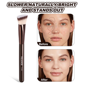 MAANGE Personalizado OEM&ODM Set de Brochas de Maquillaje de 21 Piezas, Borlas de Polvo de 12 Piezas, Bolsa de Maquillaje, Brochas para Base, Sombra de Ojos, Polvo Suelto y Colorete - Product Image 4