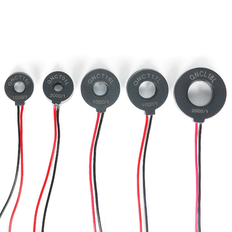 Small AC Current Transformer QNCT18L 5A 5mA 10A 10mA 20A 20mA 30A 15mA 50A 25mA 100A 50mA 1:2000 Mini Current Transducer Sensor