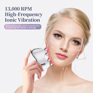 Rodillo Masajeador Facial 4 en 1 Antienvejecimiento, Rejuvenecimiento de la Piel, Microcorriente 3D, Impermeable, Eliminador de Arrugas, Herramienta de Masaje Facial para el Hogar - Product Image 3
