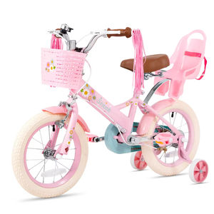 Vélo pour enfants JOYSTAR Little Daisy de <span class=keywords><strong>16</strong></span> <span class=keywords><strong>pouces</strong></span> pour filles de 4, 5, 6, 7 ans avec roues d'apprentissage et frein à main, vélo de princesse pour enfants de <span class=keywords><strong>16</strong></span> <span class=keywords><strong>pouces</strong></span> - Product Image 2