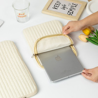 WAALUU 11 13 pouces coréen INS Style mignon matelassé Portable porte-documents pochette luxe beauté tablette affaires pochette pour ordinateur portable