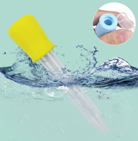 Pipette de transfert miniature de 5 ml avec bulbe en silicone réutilisable et écologique pour usage domestique