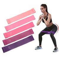 Bandas Elásticas de Resistencia de Caucho para Gimnasio, Bandas Elásticas para Ejercicio de Yoga a Buen Precio