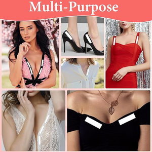 Cinta Adhesiva Fuerte para el Cuerpo con Logotipo Personalizado, Doble Cara, para Vestidos, Oculta Tirantes de Sujetador, 50 Tiras - Product Image 4