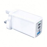 Nouveau produit Chargeur rapide GaN 65W PD, normes UK AU US EU, tête de charge pour téléphone portable et ordinateur portable, vente en gros d'usine