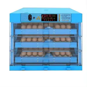 99% tasa de eclosión granja de pollos equipo de uso doméstico con Ce aprobado completamente automático incubadora de huevos de pollo combinado