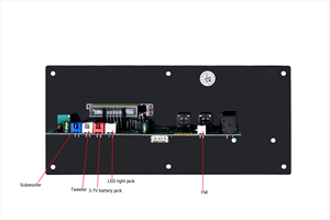 Amplificador Especial para Casa Placa de Áudio para Carro Receptor para Canal Mono 5.0 Material de Ferro 30-120W Suporte FM/USB/TF/SD - Product Image 5