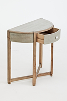 Meubles de salon minimalistes Wabi-Sabi en bois massif Table d'appoint en pin récupéré de style nordique Table d'appoint contemporaine