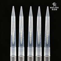 Bioland AT-N5000-S 5ml Embouts de pipette à large ouverture sans filtre stériles en rack sans DNase ni RNase pour Eppendorf Sartorius Dragon