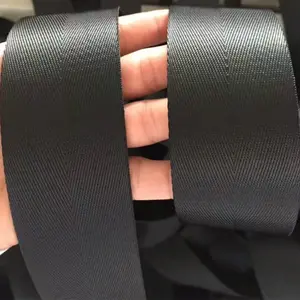 REWIN 2 Inch 1.3mm Thick Black High Quality Nylon Webbing Tape Roll for Belt Bag Strap