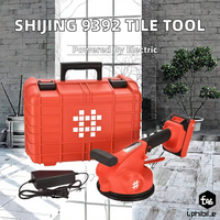 Machine vibrante électrique de qualité industrielle Shijing 9392 pour le nivellement de grands carreaux de sol, avec moteur à balais et verrouillage par adsorption