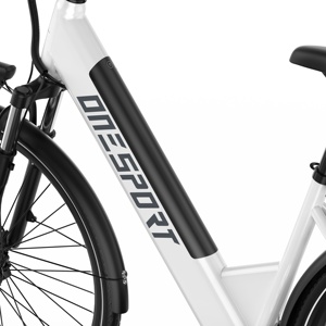 Vélo électrique urbain d'entrée de gamme, batterie lithium 36V, moteur brushless 250W, moteur roue arrière, cadre en alliage d'aluminium, autonomie 40-65 km, freinage hydraulique - Product Image 4