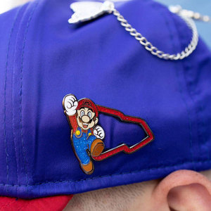 Pin de Solapa Personalizado con Diseño de Guerrero Azteca, Pin de Metal Esmaltado para Gorra - Product Image 4