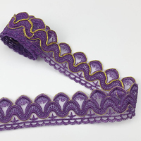 Garniture en dentelle en gros avec broderie exquise pour accessoires vestimentaires DIY