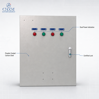 Boîtier de commande de commutateur de transfert automatique double alimentation JXF en acier laminé à froid, boîte de distribution industrielle intérieure 220V 380V ATS