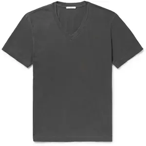 Baumwolle Slim Fit T-Shirt 100% gekämmte Baumwolle T-Shirts V-Ausschnitt T-Shirt