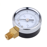 40mm 30psi 2bar Manometer Pressure Gauge With Bottom Connection