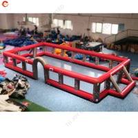 Terrain de Football gonflable commercial terrain de Football géant en bâche en PVC pour le sport unisexe nouvel état avec Kits de réparation inclus